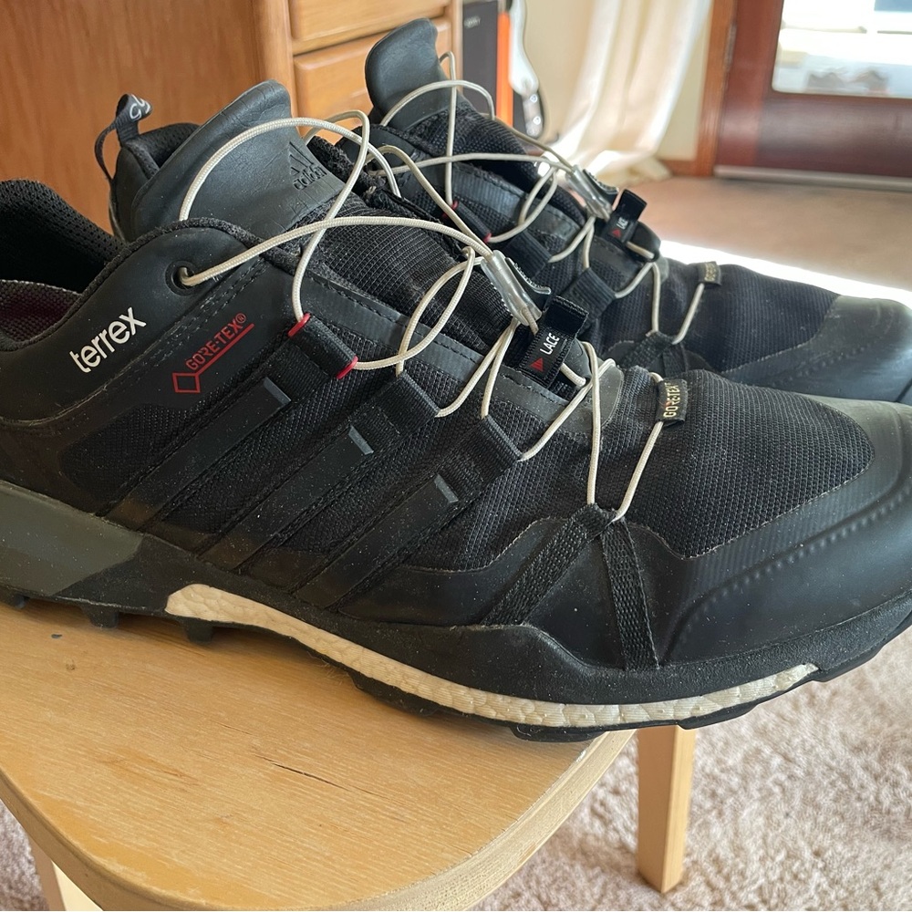 Adidas Terrex Black and White Athletic Shoes